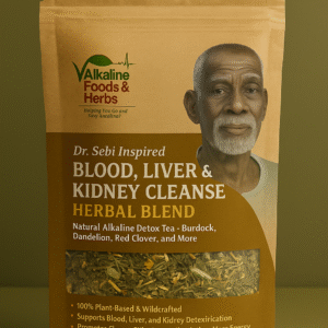 8 Dr. Sebi Inspired Herbal Detox Tea | Blood, Liver & Kidney Support | Wildcrafted Alkaline Cleanse 4oz Each