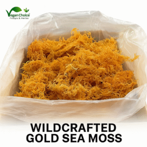 Wildcrafted Gold Sea Moss | Raw Dry 100% Natural Irish Moss | Organic Ocean Harvested Seaweed 1lbs | Dr. Sebi Inspired