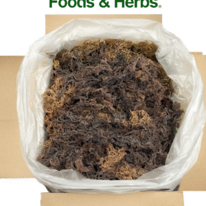 Wildcrafted Purple Sea Moss | Raw Dry 100% Natural Irish Moss | Organic Ocean Harvested Seaweed 1lbs | Dr. Sebi Inspired