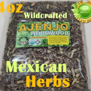 Wormwood Herb (Artemisia absinthium) 4oz | Wildcrafted Digestive & Parasite Cleanse Tea | Traditional Absinthe Ingredient